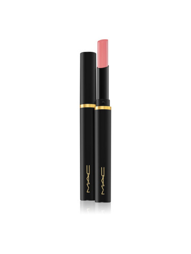 MAC Cosmetics Powder Kiss Velvet Blur Slim Stick матиращо хидратиращо червило цвят Peppery Pink 2 гр.