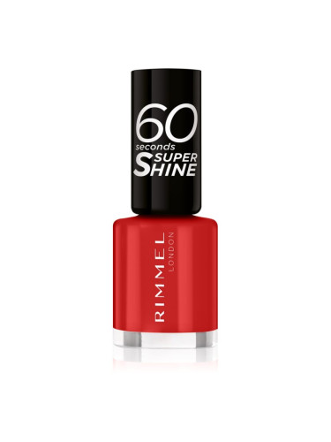 Rimmel 60 Seconds Super Shine лак за нокти цвят 430 Coralicious 8 мл.