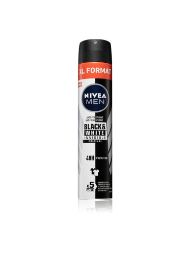 Nivea Men Black & White Invisible Original антиперспирант-спрей за мъже 200 мл.