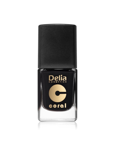 Delia Cosmetics Coral Classic лак за нокти цвят 532 Black Orchid 11 мл.