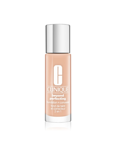 Clinique Beyond Perfecting™ Foundation + Concealer грим и коректор 2 в 1 цвят 04 Cream Whip 30 мл.