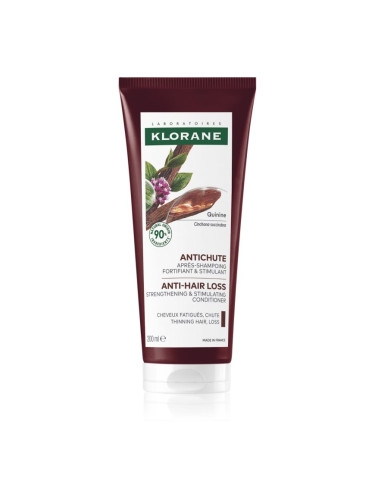 Klorane Quinine Strengthening & Stimulating Conditioner подсливащ балсам за слаба, склонна към оредяване коса 200 мл.