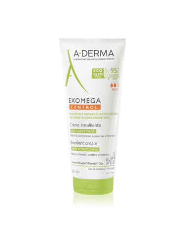 A-Derma Exomega Control Emollient Cream крем за тяло за много суха чуствителна и атопична кожа 200 мл.