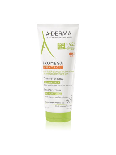 A-Derma Exomega Control хидратиращ крем за много суха чуствителна и атопична кожа 200 мл.