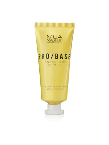 MUA Makeup Academy PRO/BASE Banana Blur хидратираща основа под фон дьо тен 30 мл.