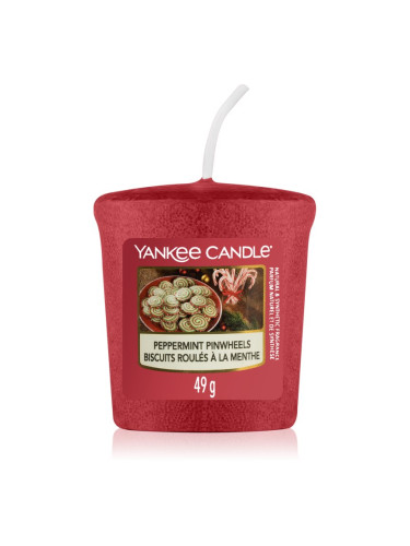 Yankee Candle Peppermint Pinwheels вотивна свещ 49 гр.