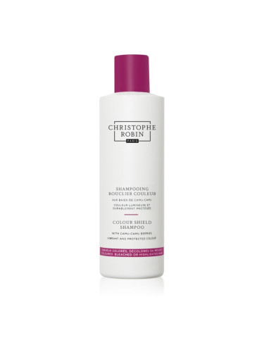 Christophe Robin Color Shield Shampoo with Camu-Camu Berries подхранващ шампоан  за боядисана коса и коса с кичури 250 мл.
