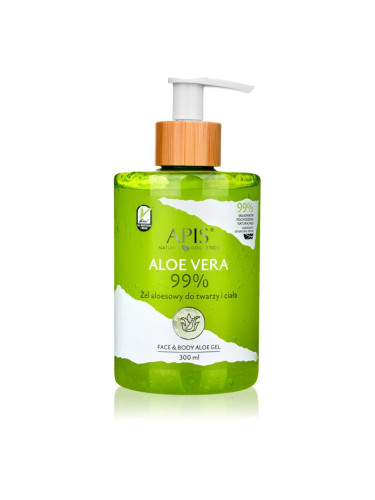 Apis Natural Cosmetics Aloe Vera интензивен хидратиращ гел за лице, тяло и коса 300 мл.