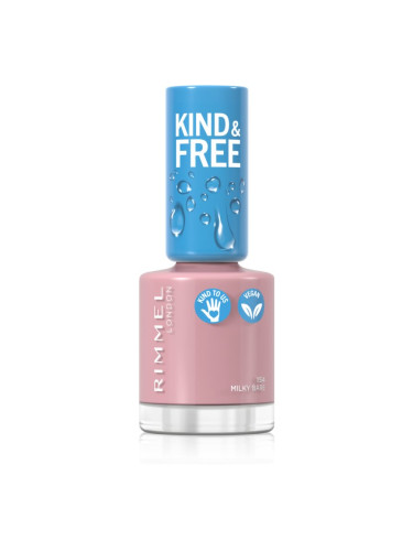 Rimmel Kind & Free лак за нокти цвят 154 Milky Bare 8 мл.