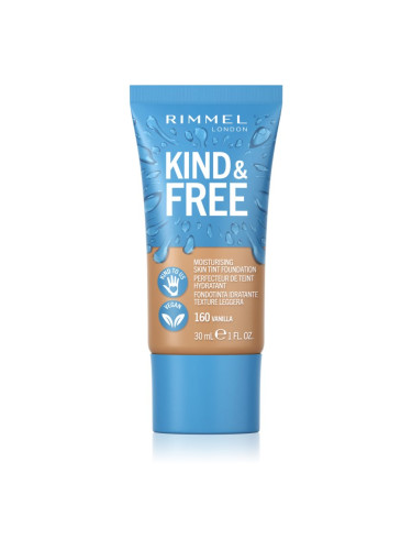 Rimmel Kind & Free лек хидратиращ фон дьо тен цвят 160 Vanilla 30 мл.