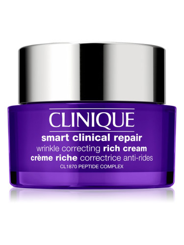 Clinique Smart Clinical™ Repair Wrinkle Rich Cream интензивен крем против бръчки 50 мл.