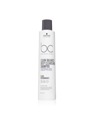 Schwarzkopf Professional BC Bonacure Clean Balance дълбоко почистващ шампоан 250 мл.