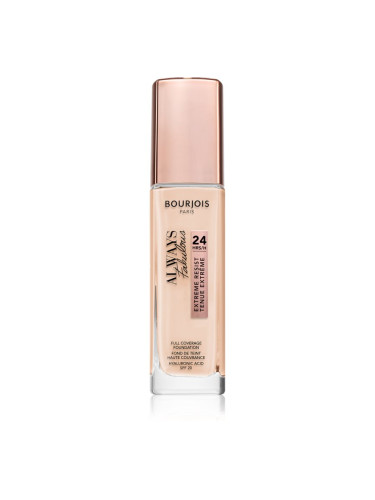 Bourjois Always Fabulous дълготраен фон дьо тен SPF 20 цвят 105 Natural Ivory 30 мл.