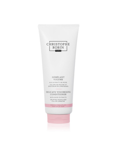 Christophe Robin Delicate Volumizing Conditioner with Rose Extracts балсам за обем на нежна коса 200 мл.
