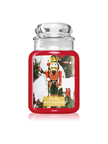 Village Candle Royal Nutcracker ароматна свещ (Glass Lid) 602 гр.