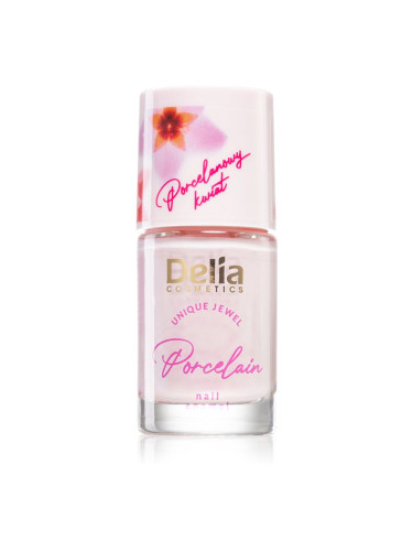 Delia Cosmetics Porcelain лак за нокти 2 в 1 цвят 05 Pink 11 мл.