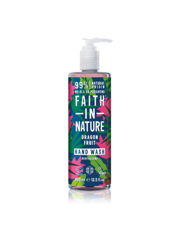 Faith In Nature Dragon Fruit натурален течен сапун за ръце с ревитализиращ ефект 400 мл.