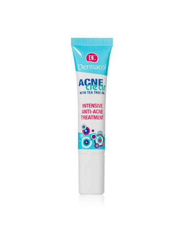 Dermacol Acne Clear интензивна грижа за проблемна кожа без парфюм 15 мл.