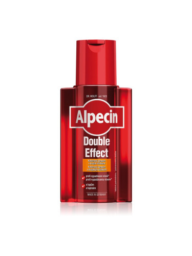 Alpecin Double Effect шампоан с кофеин за мъже против пърхот и косопад 200 мл.