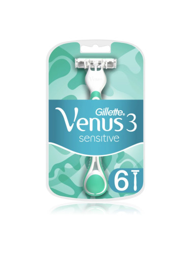 Gillette Venus 3 Sensitive самобръсначки за еднократна употреба 6 бр.