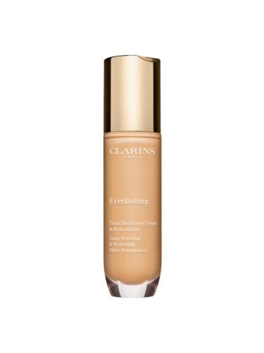 Clarins Everlasting Foundation дълготраен фон дьо тен с матиращ ефект цвят 105.5W - Flesh 30 мл.