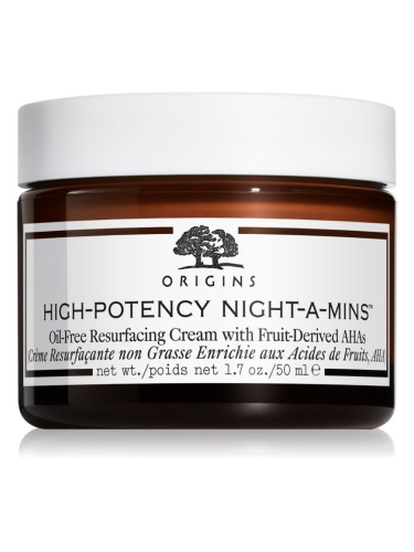 Origins High-Potency Night-A-Mins™ Oil-Free Resurfacing Gel Cream With Fruit-Derived AHAs регенериращ нощен крем за въстановяване плътността на кожата