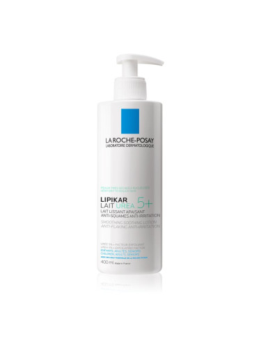 La Roche-Posay Lipikar Lait Urea 5+ успокояващ лосион за тяло за суха и раздразнена кожа 400 мл.