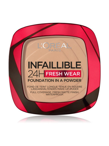 L’Oréal Paris Infaillible Fresh Wear 24h Грим на прах цвят 120 Vanilla 9 гр.