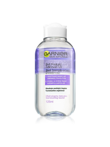 Garnier Skin Naturals подсилващ продукт за почистване на грим от околоочната зона 2 в 1 125 мл.