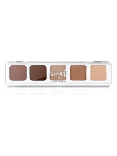 Barry M Mini Palette кремообразни сенки за очи цвят The Nudes 5,1 гр.