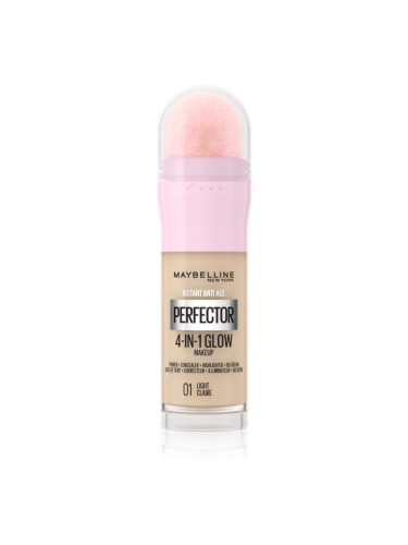 MAYBELLINE NEW YORK Instant Perfector 4-in-1 озаряващ фон дьо тен за естествен вид цвят 01 Light 20 мл.