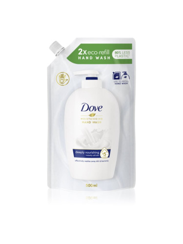 Dove Deeply Nourishing течен сапун пълнител 500 мл.