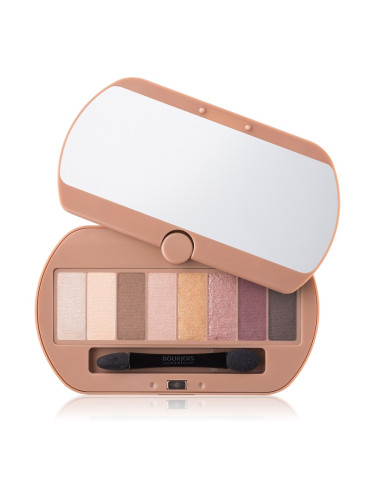 Bourjois Eye Catching палитра сенки за очи 8 броя цвят Nude Palette 4,5 гр.