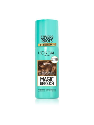 L’Oréal Paris Magic Retouch спрей за мигновено прикриване на израснала коса цвят Brown 75 мл.