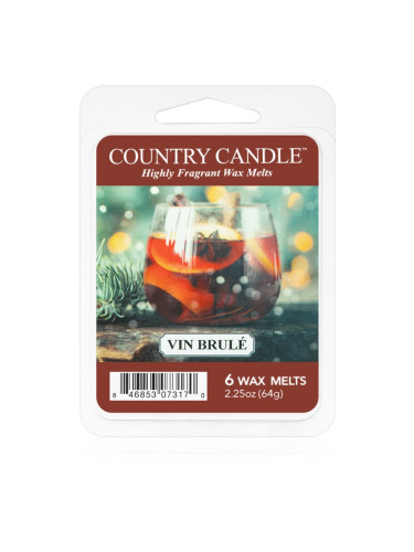 Country Candle Vin Brulé восък за арома-лампа 64 гр.