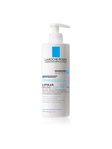 La Roche-Posay Lipikar Baume AP+M Light лек балсам за тяло за суха и чувствителна кожа 400 мл.