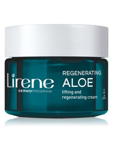 Lirene Hydration & Nourishment Regenerating Aloe регенериращ лифтинг крем с алое вера и масло от шеа 50 мл.