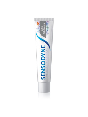 Sensodyne Extra Whitening избелваща паста за зъби с флуорид за чувствителни зъби 75 мл.