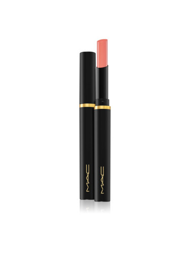 MAC Cosmetics Powder Kiss Velvet Blur Slim Stick матиращо хидратиращо червило цвят Mull It Over 2 гр.