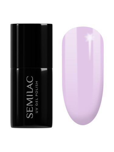 Semilac UV Hybrid Unique гел лак за нокти цвят 145 Lila Story 7 мл.