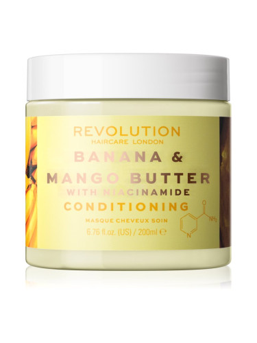 Revolution Haircare Hair Mask Banana & Mango Butter интензивно грижа - маска За коса 200 мл.