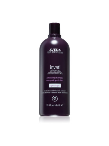 Aveda Invati Advanced™ Exfoliating Light Shampoo нежен почистващ шампоан с пилинг ефект 1000 мл.