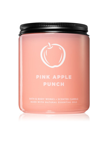 Bath & Body Works Pink Apple Punch ароматна свещ 198 гр.