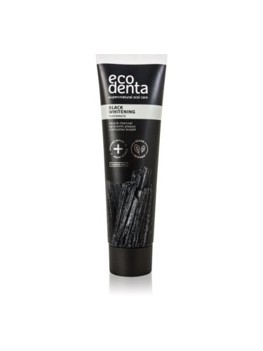 Ecodenta Expert Black Orange Whitening черна избелваща паста за зъби без флуорид вкус Orange 100 мл.