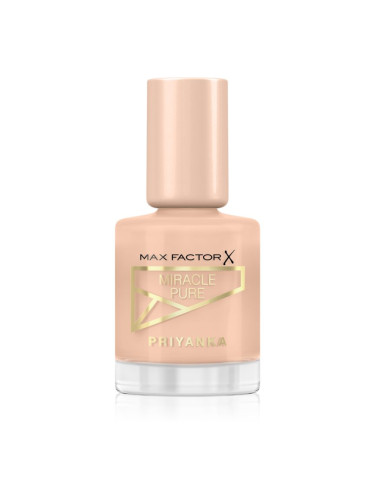 Max Factor x Priyanka Miracle Pure подхранващ лак за нокти цвят 216 Vanilla Spice 12 мл.