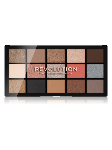 Makeup Revolution Reloaded палитра от сенки за очи цвят Hypnotic 15x1,1 гр.