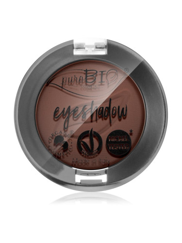 puroBIO Cosmetics Compact Eyeshadows сенки за очи цвят 03 Brown 2,5 гр.