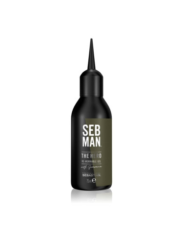 Sebastian Professional SEB MAN The Hero гел за коса  за блясък и мекота на косата 75 мл.
