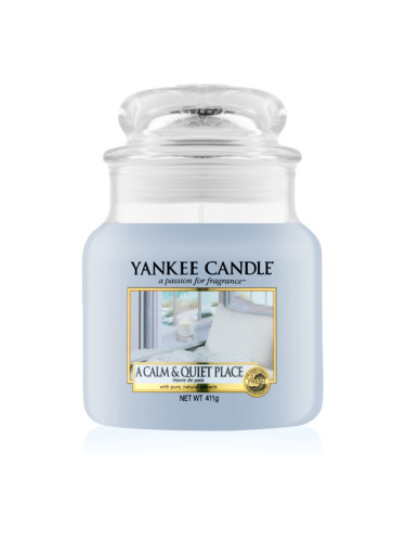 Yankee Candle A Calm & Quiet Place ароматна свещ Classic голяма 411 гр.