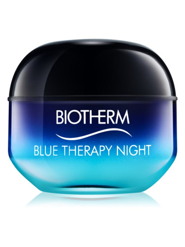Biotherm Blue Therapy нощен крем против бръчки  за всички типове кожа на лицето 50 мл.